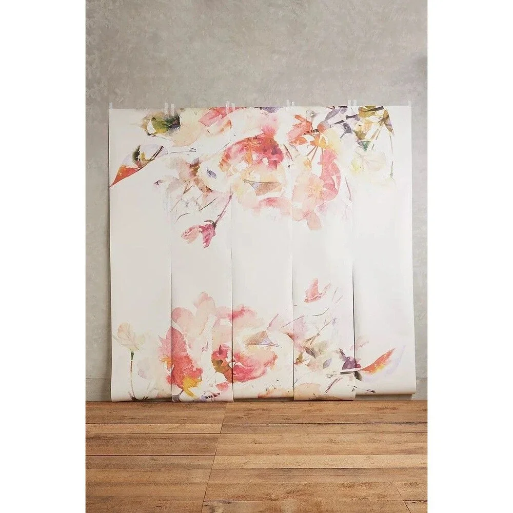Anthropologie Anewall Rosella Floral Mural